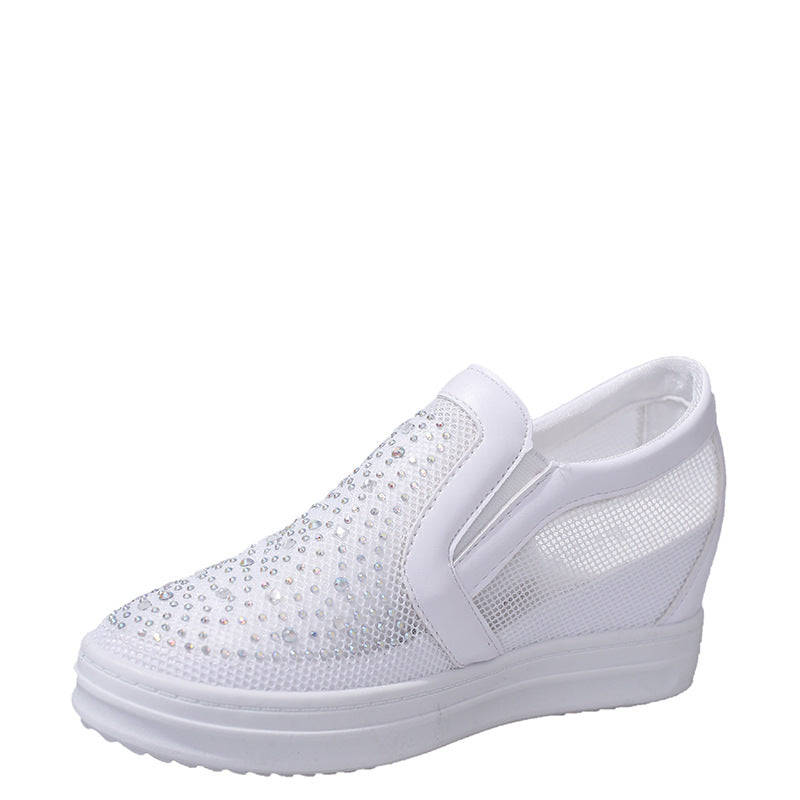 Wedge Shoes Breathable Inner Extra Slip-on Shoes