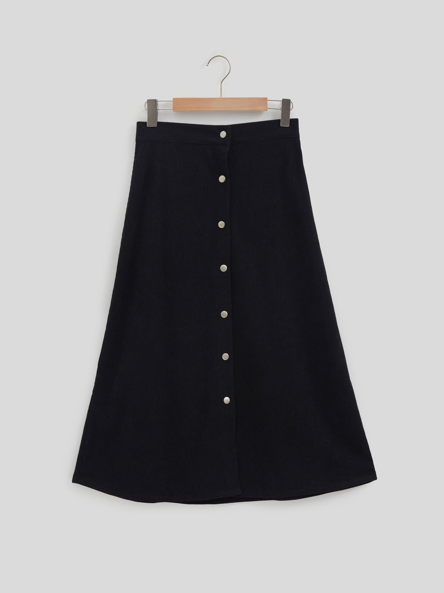 Corduroy Skirt Long Single-breasted High Waist Autumn And Winter Skirt