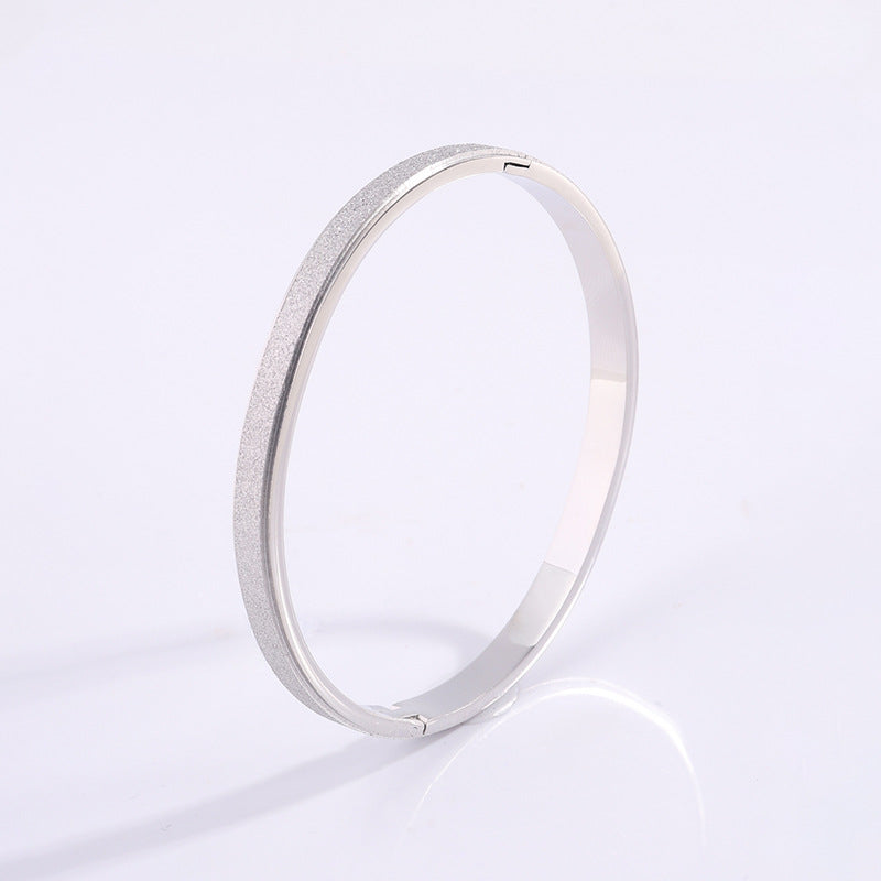 Titanium Steel Bracelet Starry Alluvial Gold Fading