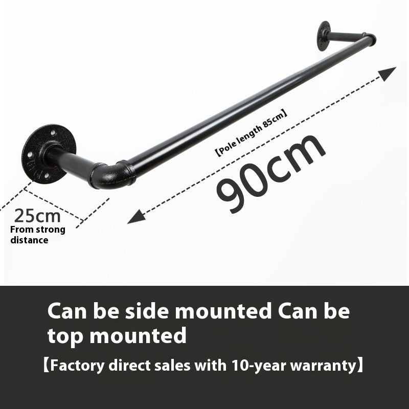 Balcony Clothes Rail Fixed Simple Clothesline Pole