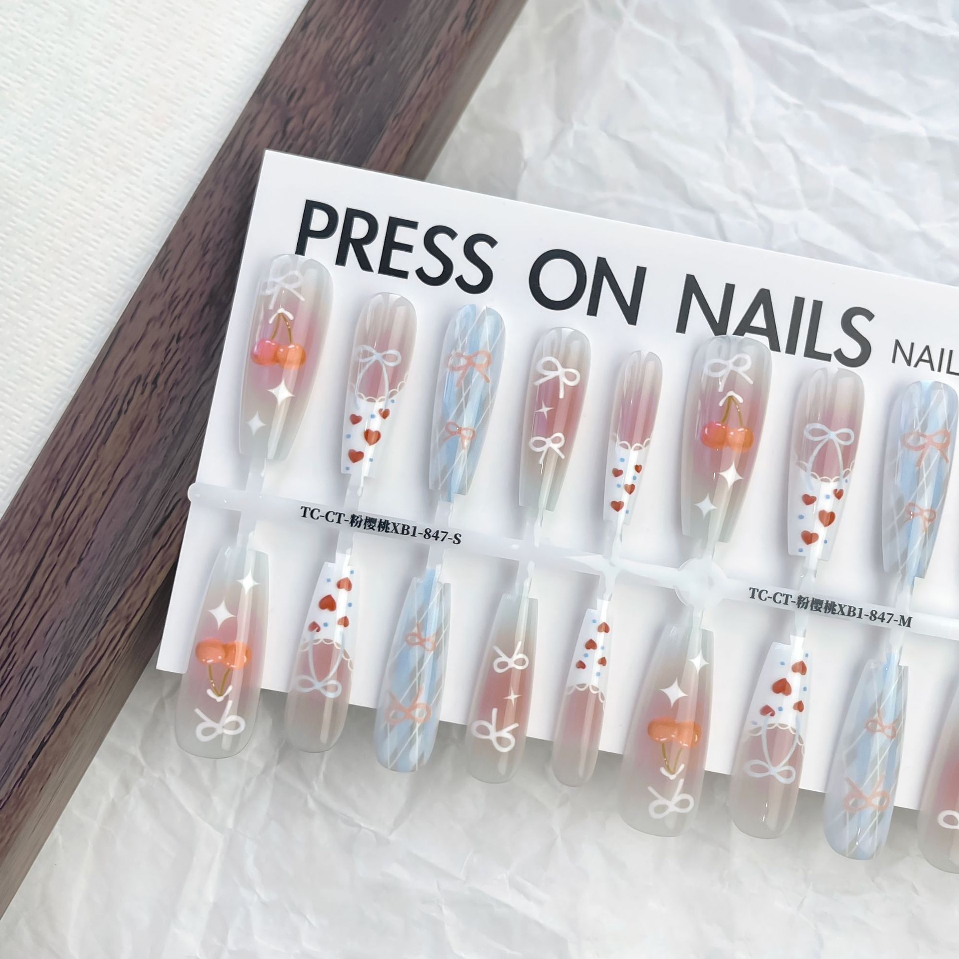 Summer Sweet Cool Ins Style Gothic Dark Wear Prefabricated Manicure