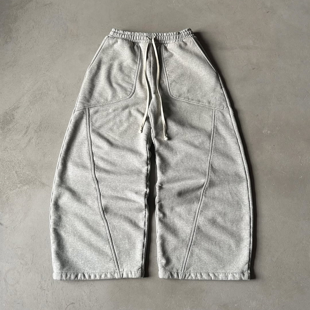 Sweatpants Embroidered Men's And Women's Wide-leg Pants Loose Casual Pants