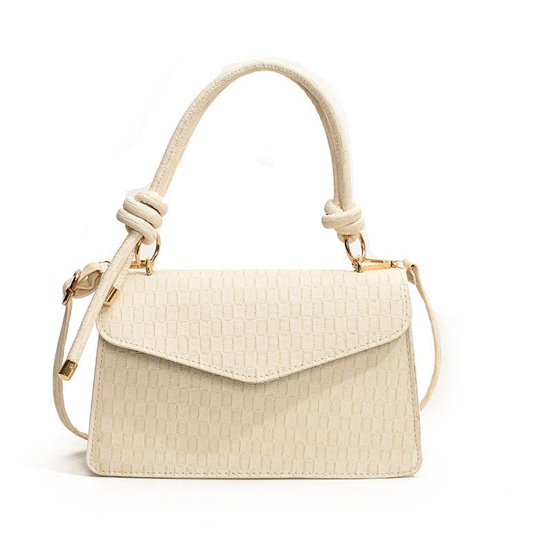 Solid Color Women's One Shoulder Fashion Handbag