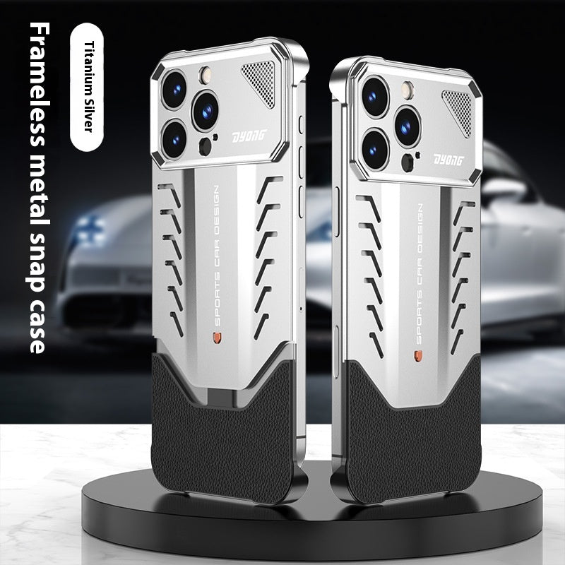 Sports Car Element Anti-fall Shell Metal Heat Radiating Phone Shell Phone Case