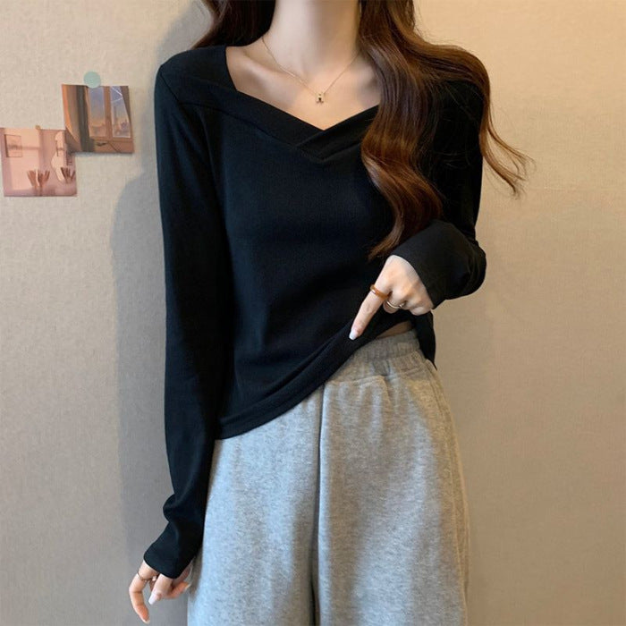 Women's Slim-fit Long-sleeved T-shirt