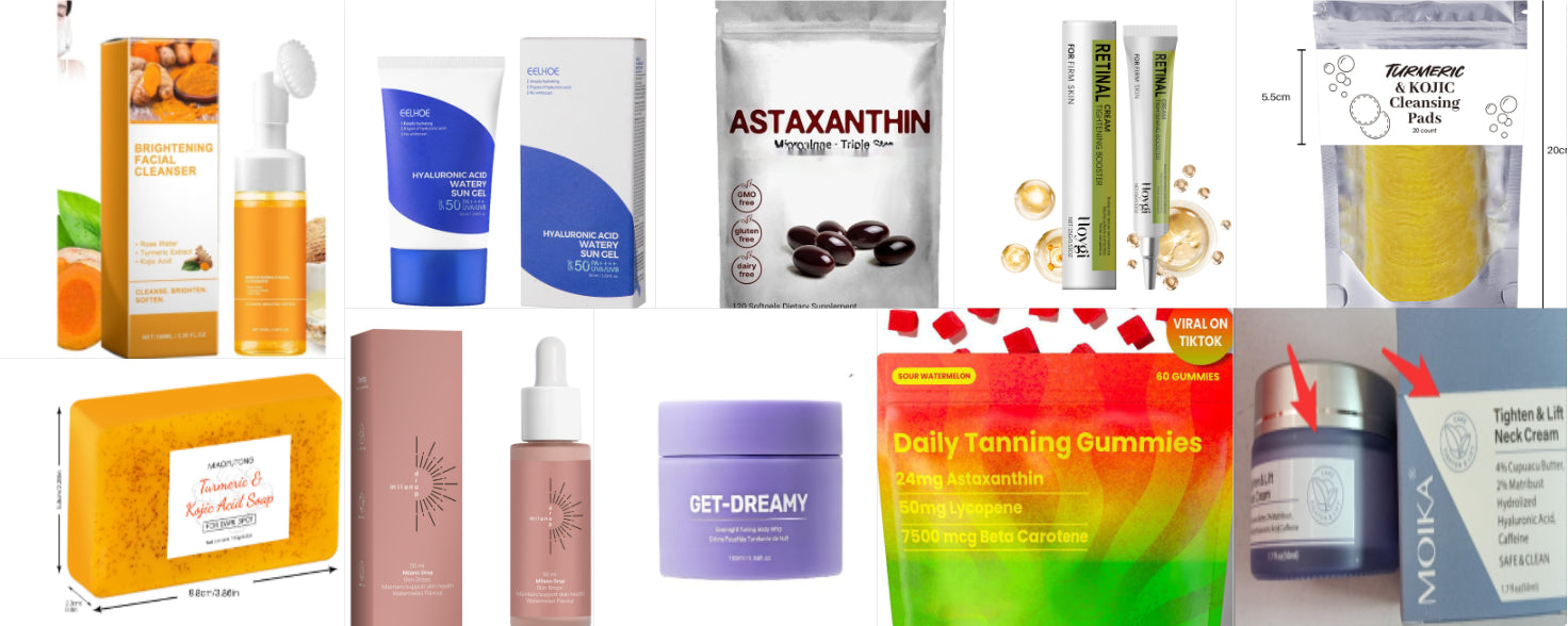 Turmeric Exfoliating Cleansing Pads Compressed Facial Sponges Skin Care Tools For Face Clogged Pores Excess Oil Cleansing Set