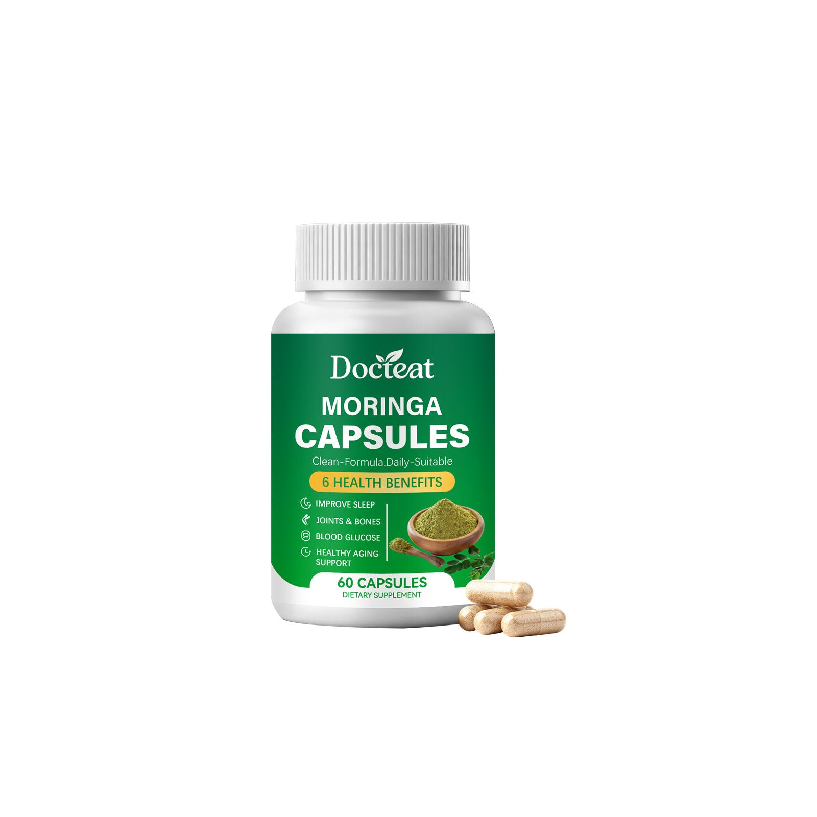 Moringa Gut Health Support Capsules
