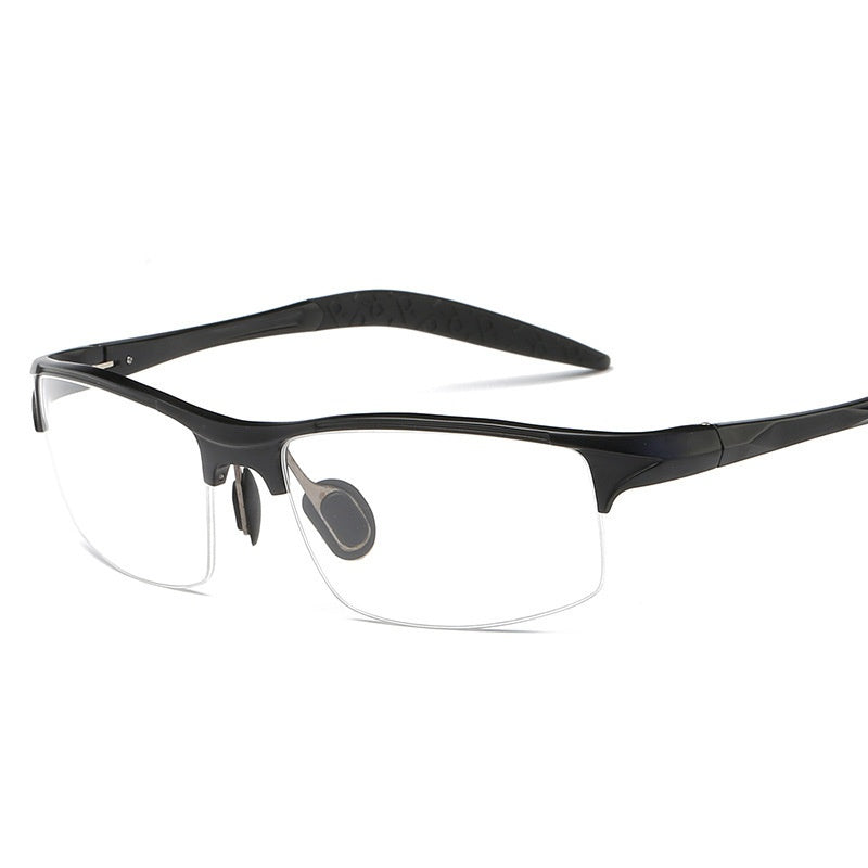 Men's Sports Plain Half-frame Optical Glasses Frame