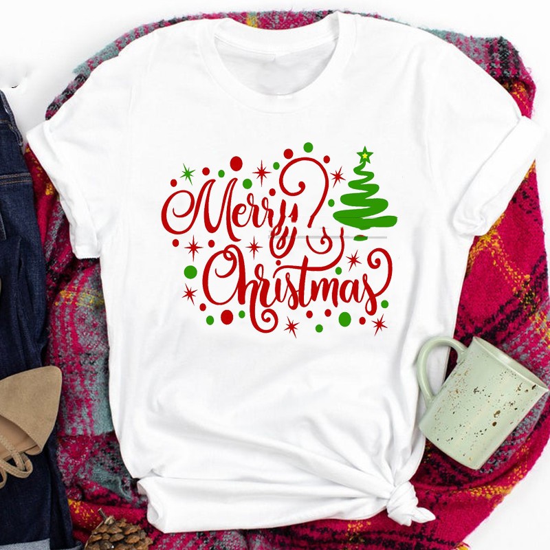 European And American Christmas T-shirt Parent-child Outfit