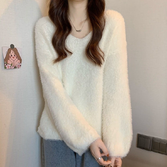 Sweet Fashion Loose Cool Knitwear For Women