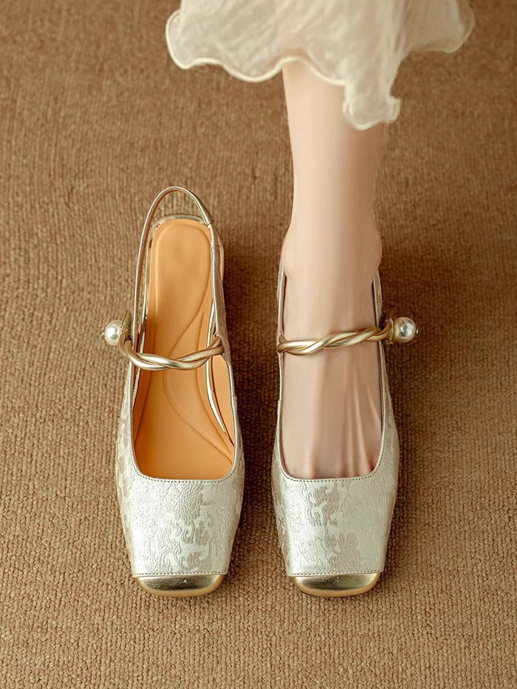 New Chinese Style Fairy Style Outer Wear Closed Toe Fashion Sandals For Women