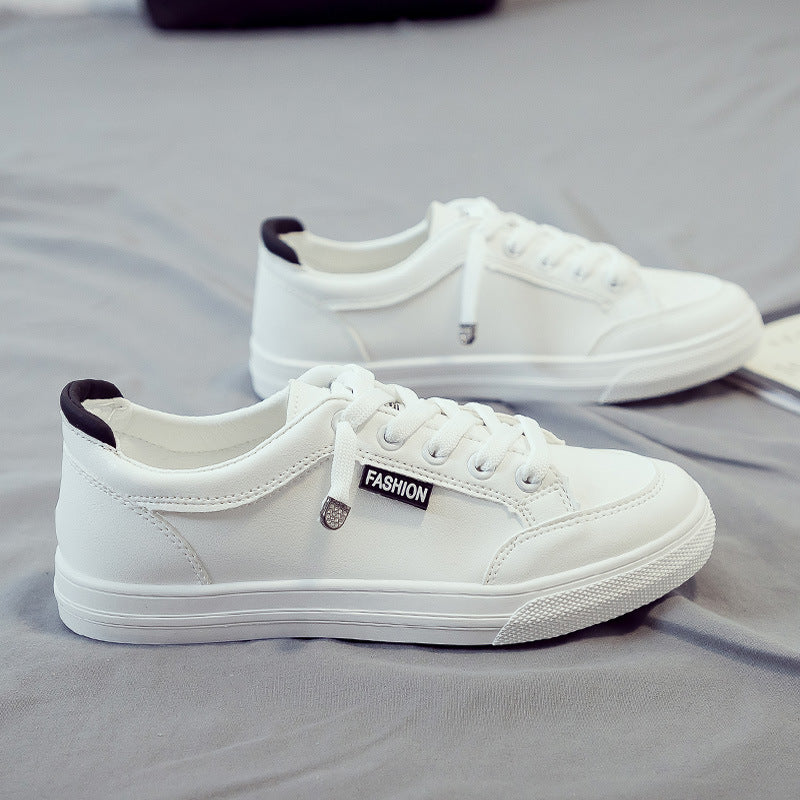 Popular White Versatile Internet-famous Skateboard Trendy Breathable White Shoes