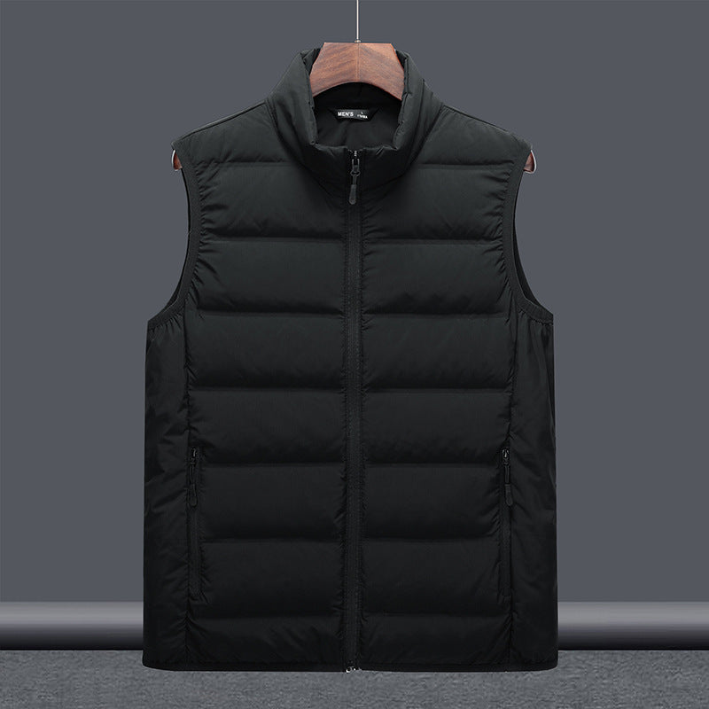 Thickened Down Jacket Stand-Up Collar Lightweight Couples Vest Outerwear