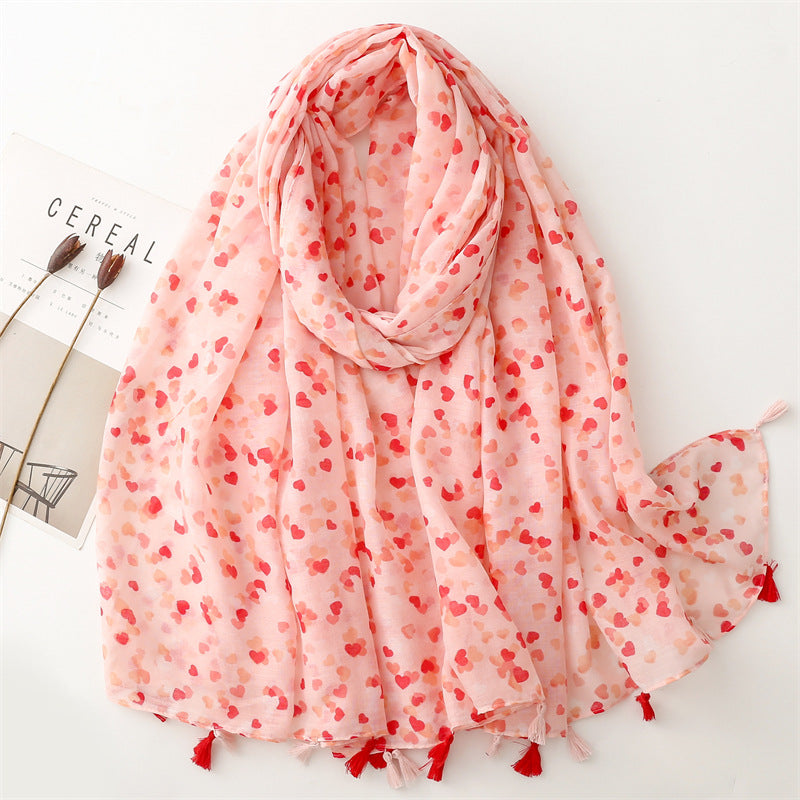 Creative Chinese Style Cotton And Linen Scarf