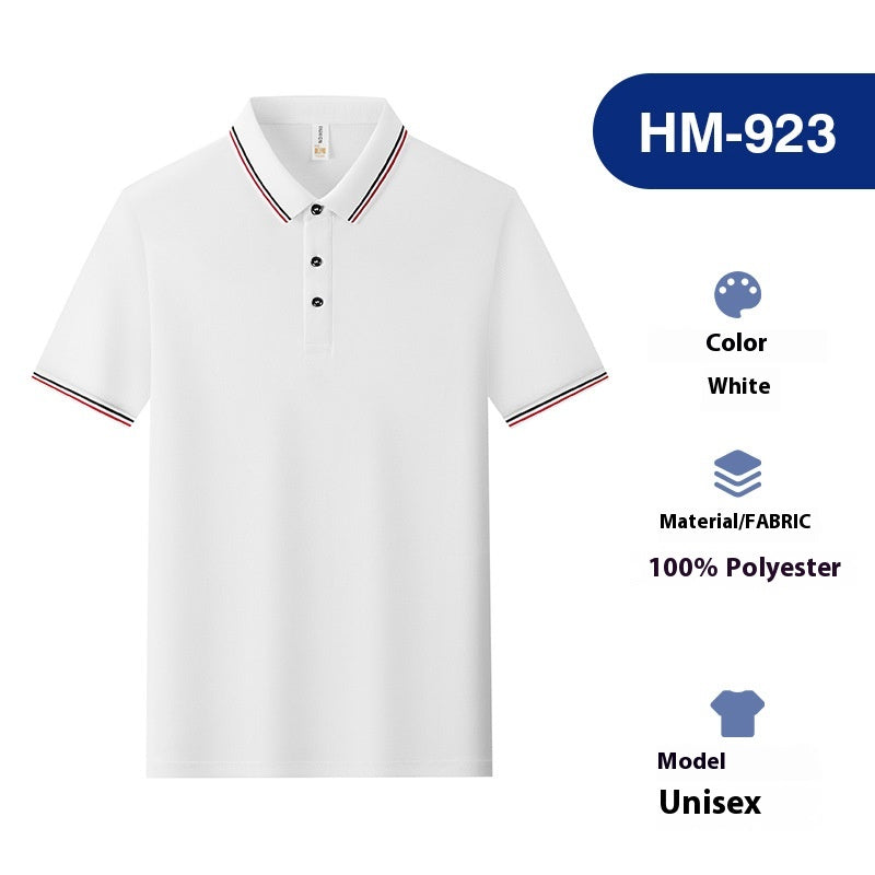 Lapel Polo Shirt Summer Work Clothes