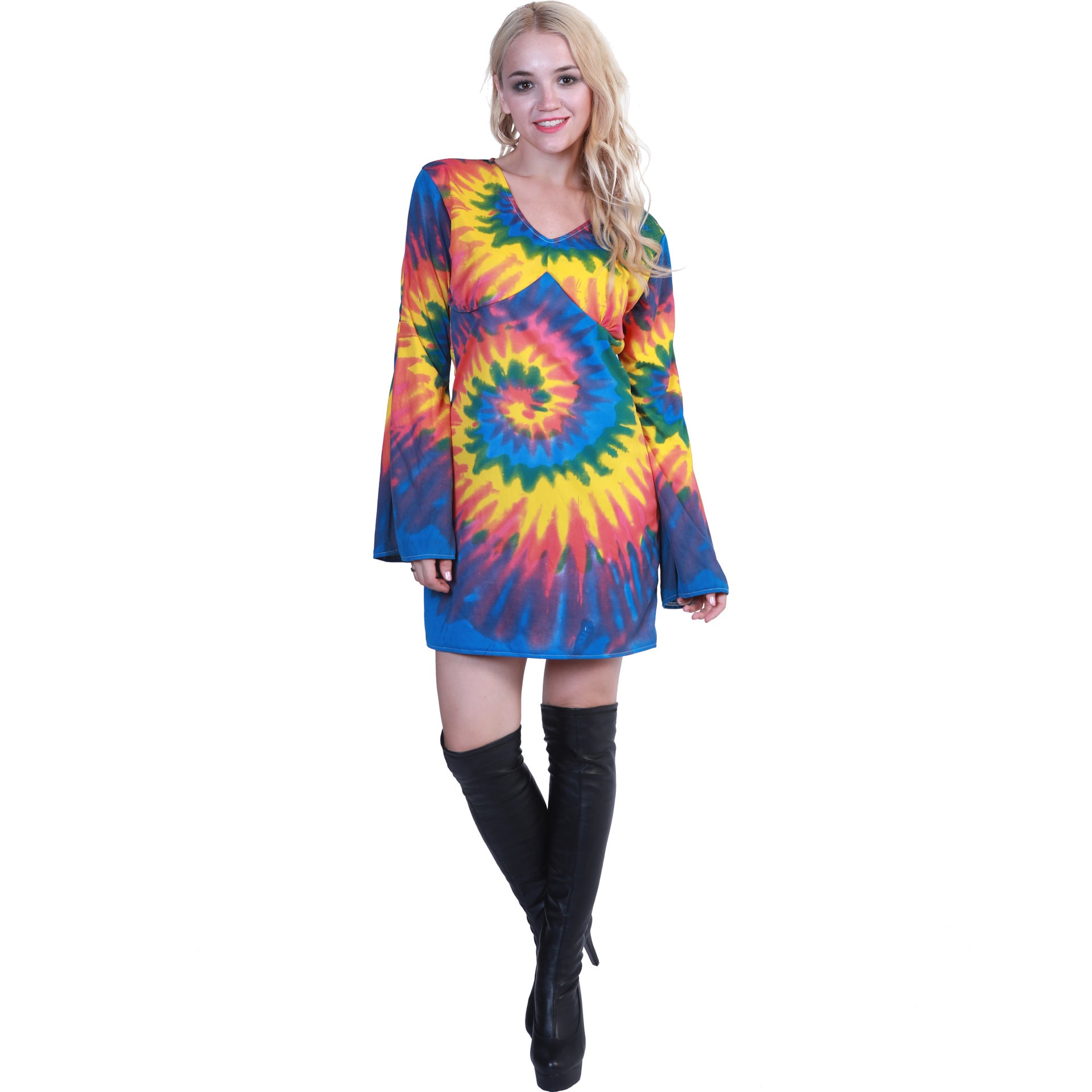 Halloween Cosplay Costume Lady Rendering Hippie Outfit