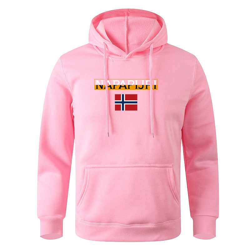 Men's Pullover Hoodie Printed Sweater Casual