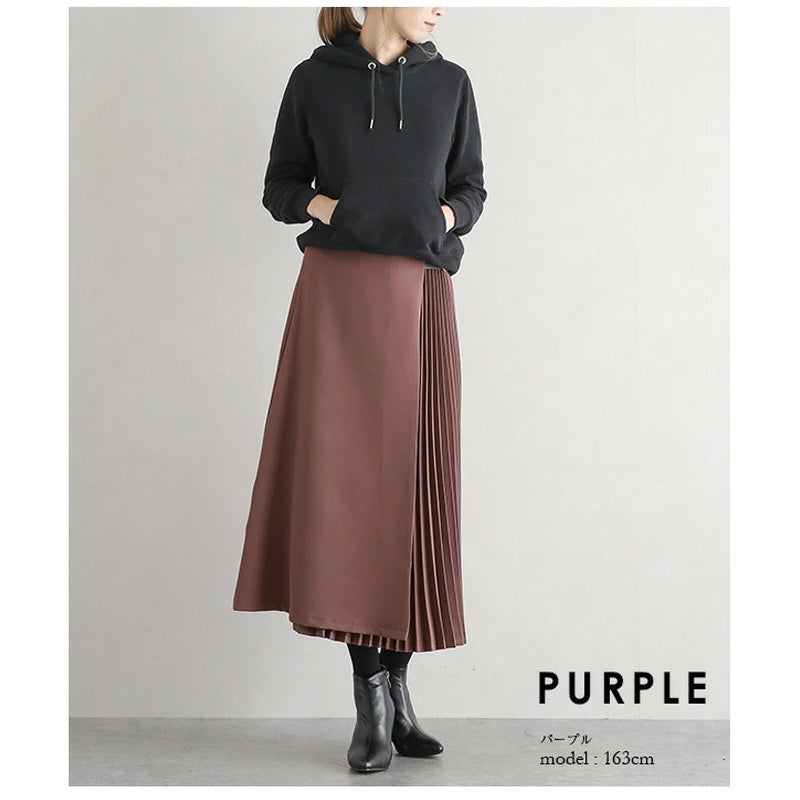 Autumn And Winter Design Sense Niche Pleated Skirt For Women