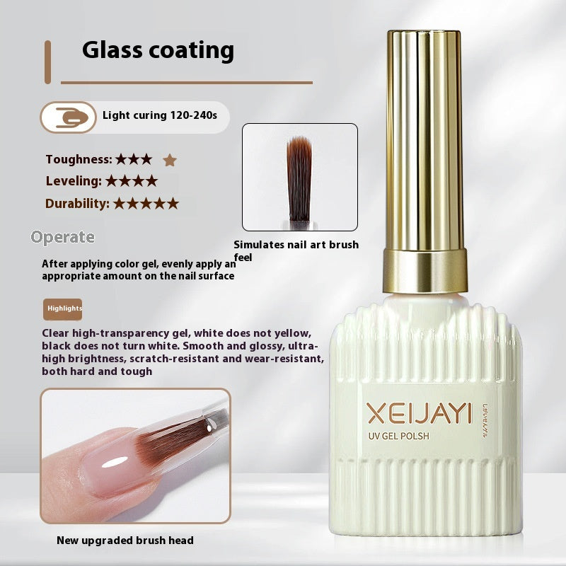 Glass Sealing Layer Reinforced Bottom Nail Tip Adhesive Wear Nail Polish Gel