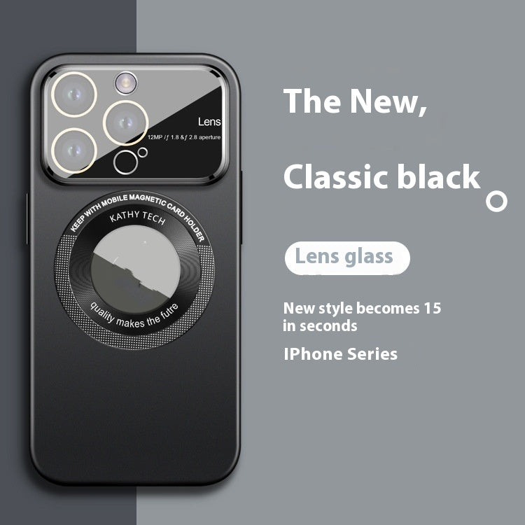 Magnetic Large Window Drop-resistant Phone Case
