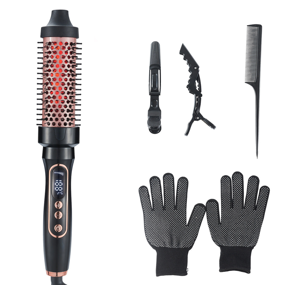 Ladies Straight Hair Comb Electric Curling Iron