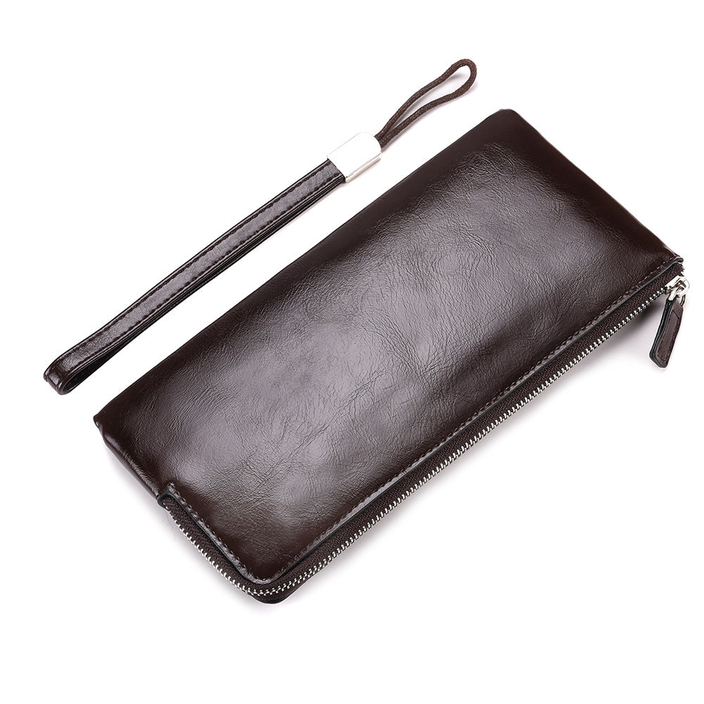 Men's Wallet Long Zipper Mobile Phone Bag