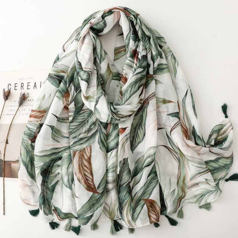 Creative Chinese Style Cotton And Linen Scarf