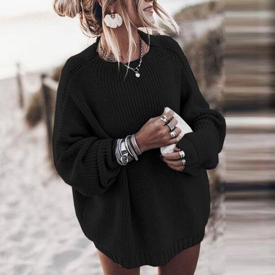 Loose Collar Sweater