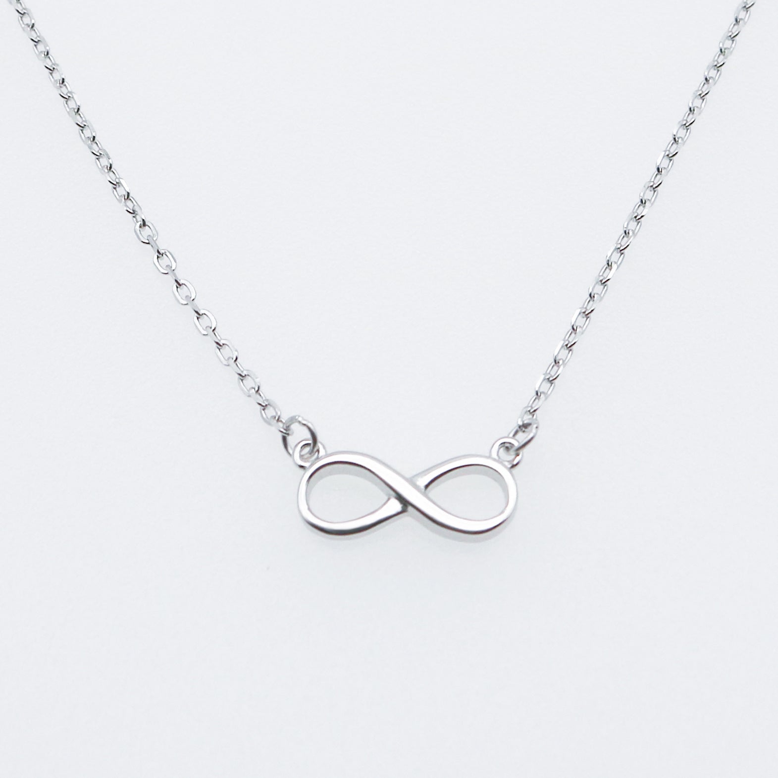 925 Silver 8 Words Necklace Through The Body Of Sterling Silver Pendant Collarbone Chain Ins Wind Super Fairy Mori Students Necklace Jewellery Female Tide