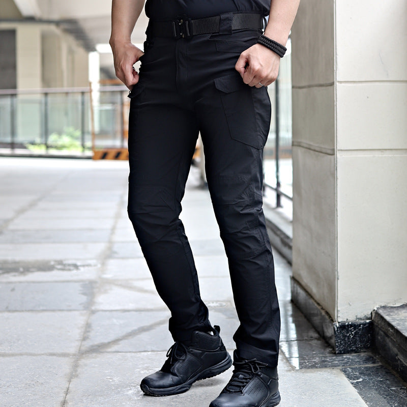 Thin Stretch Comfortable Trousers Outdoor Tactics More Than Breathable Quick-drying Pants Pockets