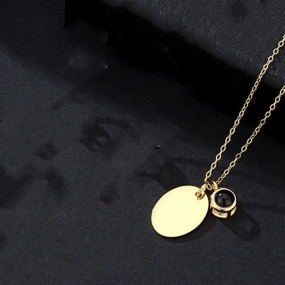 Stainless Steel Birthday Flower Round Plates Can Be Made Into Color Projection Photos