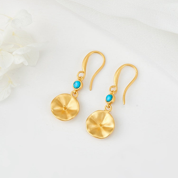 Zhongxing Popular Alluvial Gold Earrings