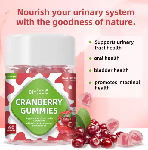 60 Cranberry Gummy Candies