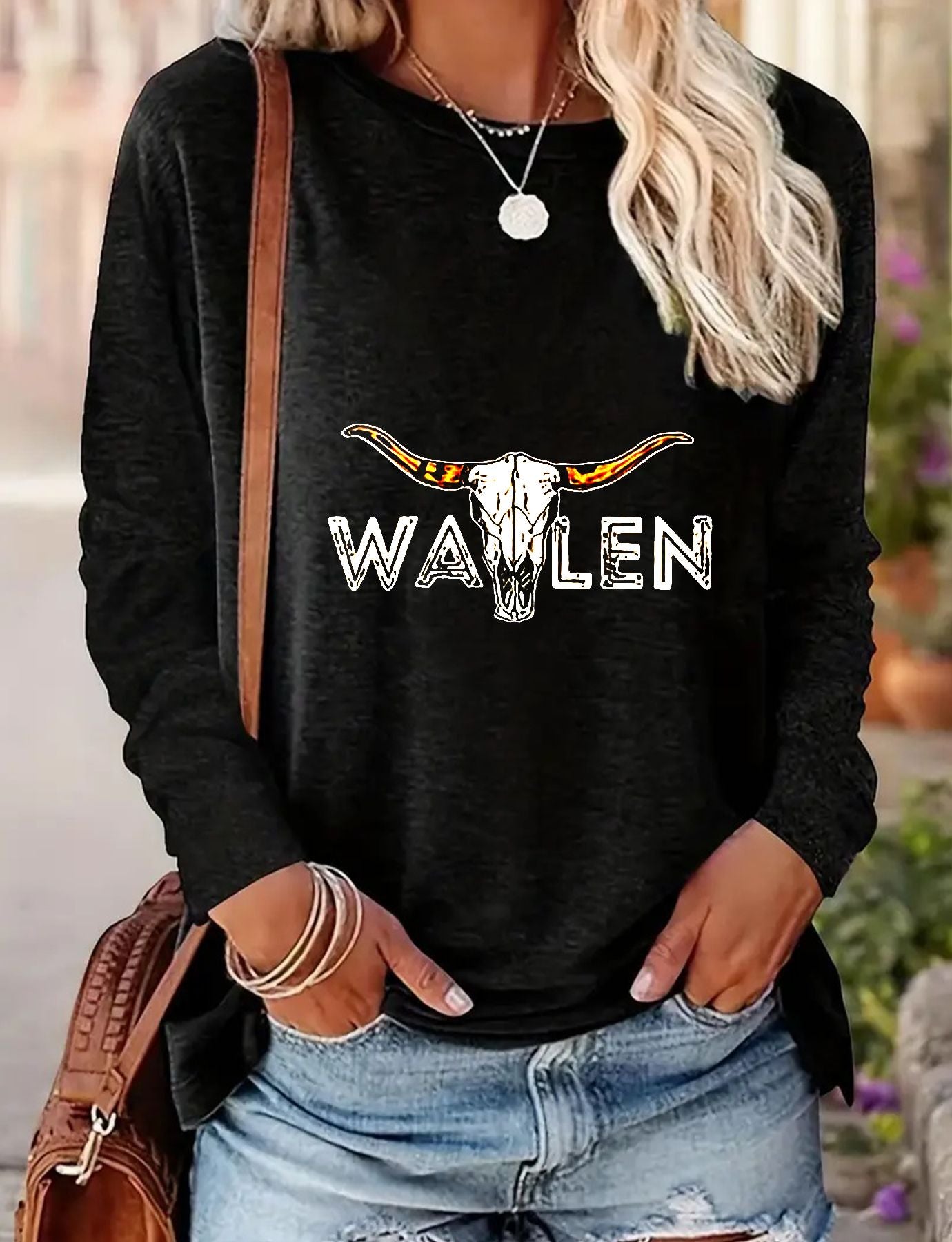 Women's Casual Long-sleeved Spring And Autumn T-shirt