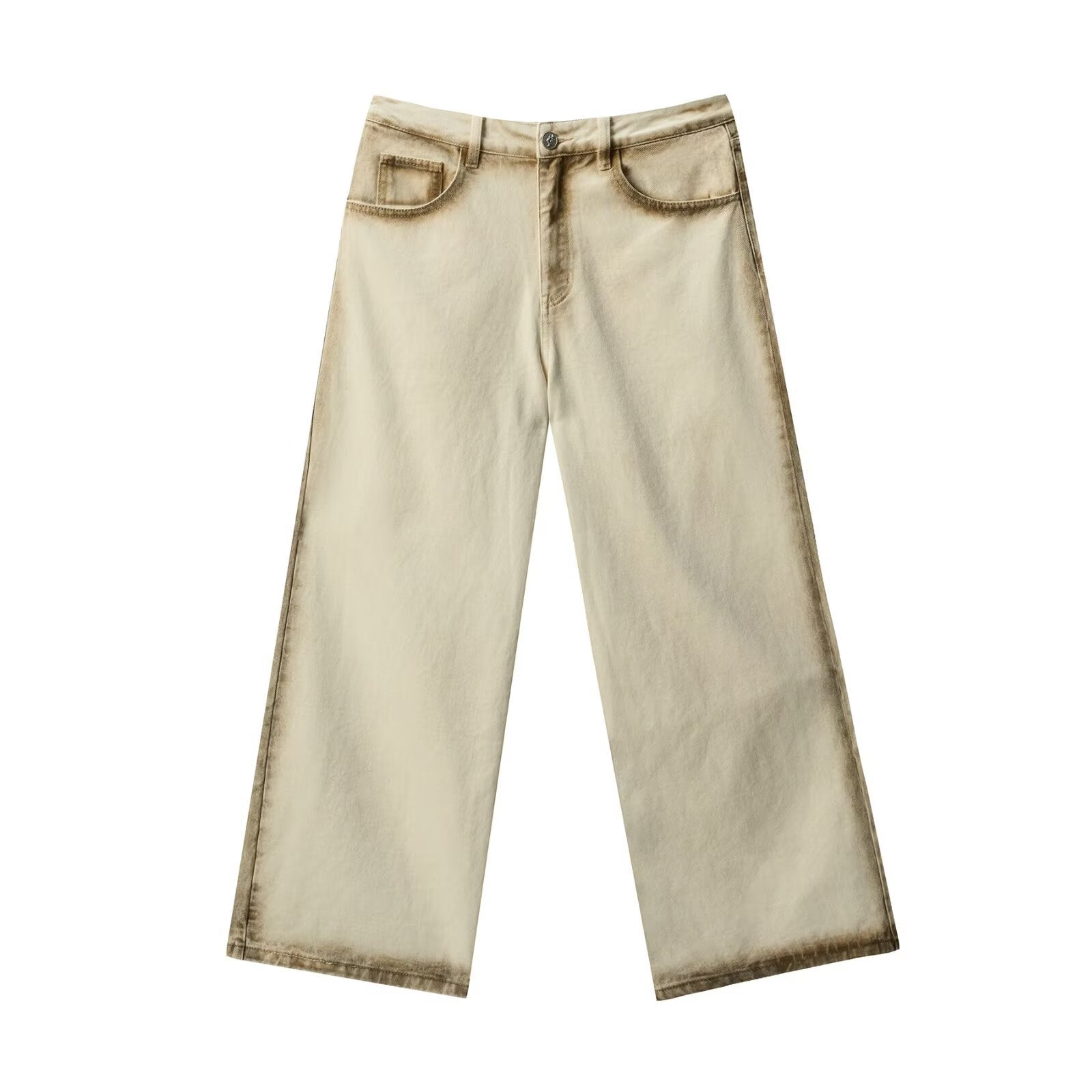 Loose Straight Retro Street Floor-length Pants