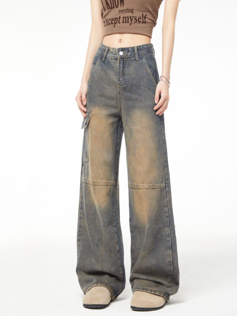 American Street Washed Do The Old Cowboy Pants