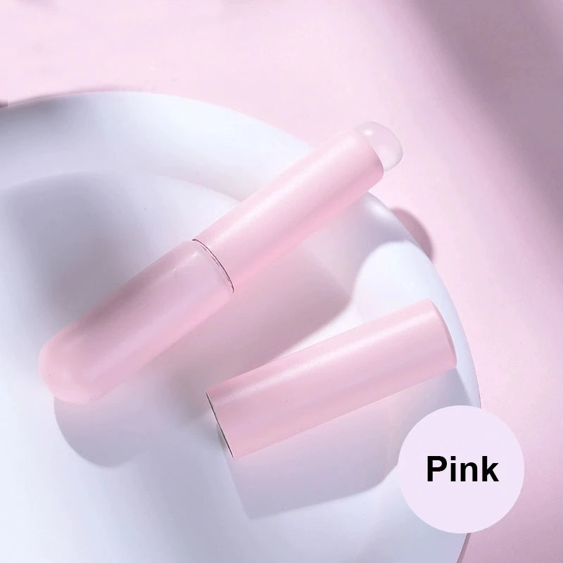 Silicone Lip Brush With Cover Concealer Brushes Lip Balm Lip Gloss  Make Up Brushes Reusable Lipstick Applicator For Perfect Makeup Easy To Apply, Beauty Brush Travel Portable  Manicure Tools
