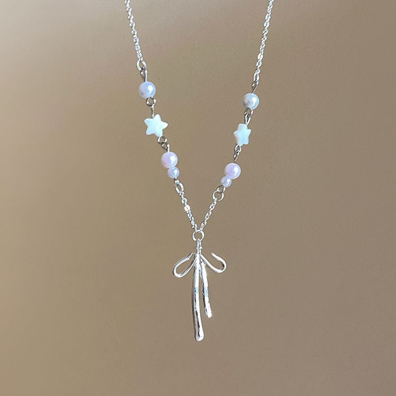 Bowknot XINGX Necklace For Girls Summer Slightly Luxury Decoration New