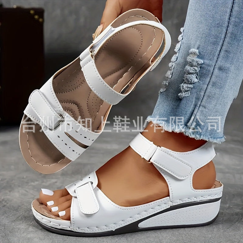 Thick Bottom Plus Size Strap Sandals