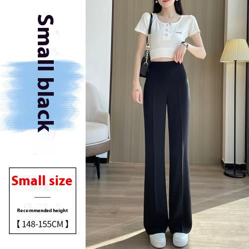 Women's High Waist Slimming And Straight Casual Wide Leg Pants