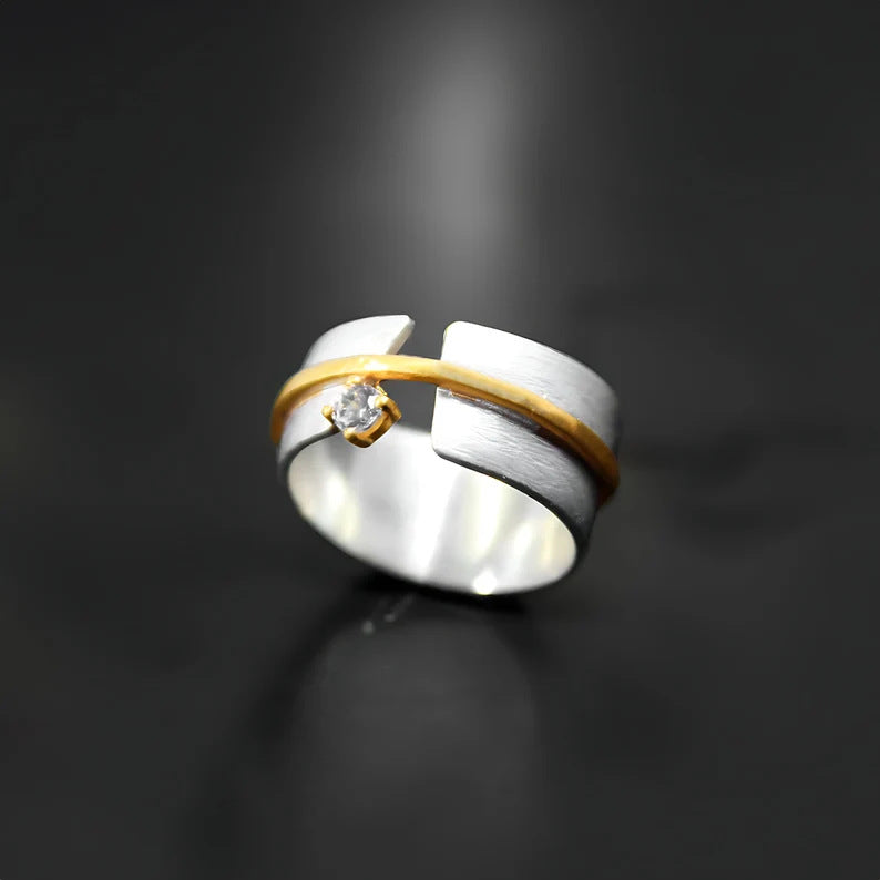 Women's Simple Geometry Personality Ring