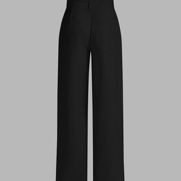 High Waist Drooping Wide Leg Pants