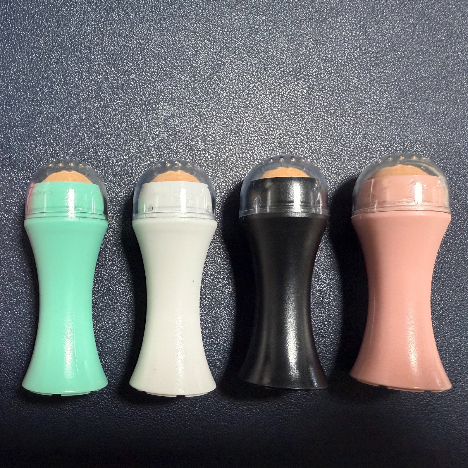 Volcanic Portable Roller  Oily Skin Control Makeup, Oil Absorbing Volcanic Reusable Facial Skin Care Tool For At-Home Or On-The-Go Mini Massage Pack Of 1