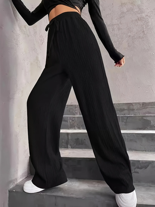 Elegant, Stylish And Comfortable Women's Solid Color Trousers