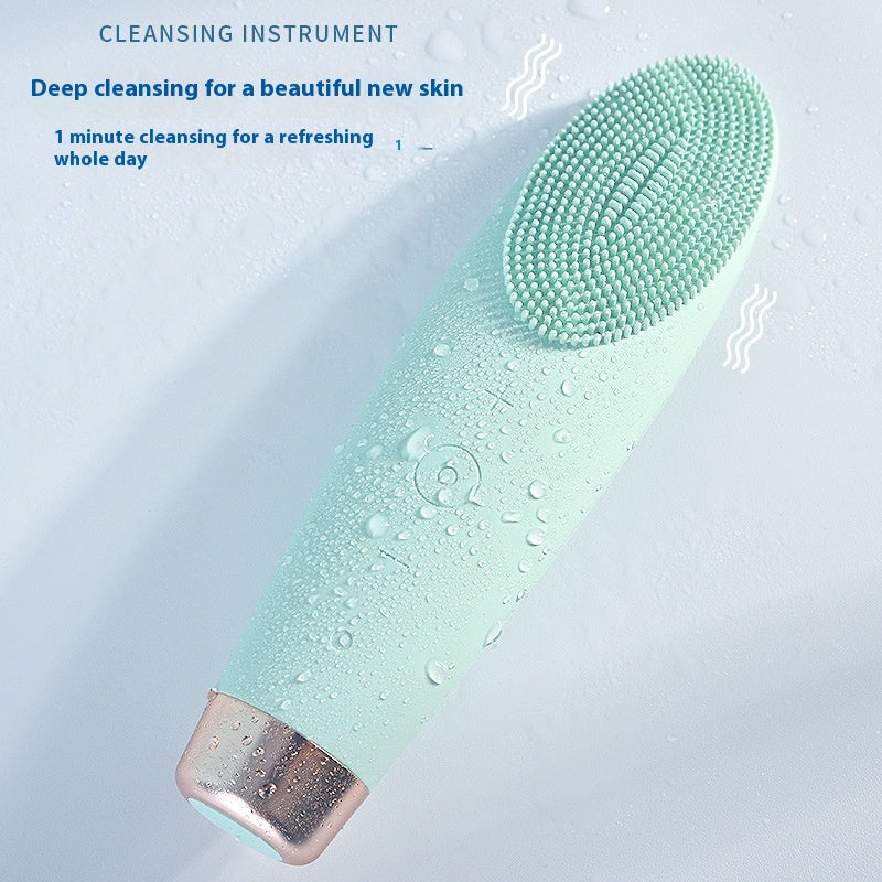 7-speed Rechargeable Silicone Automatic Deep Cleaning Electric Facial Cleaner