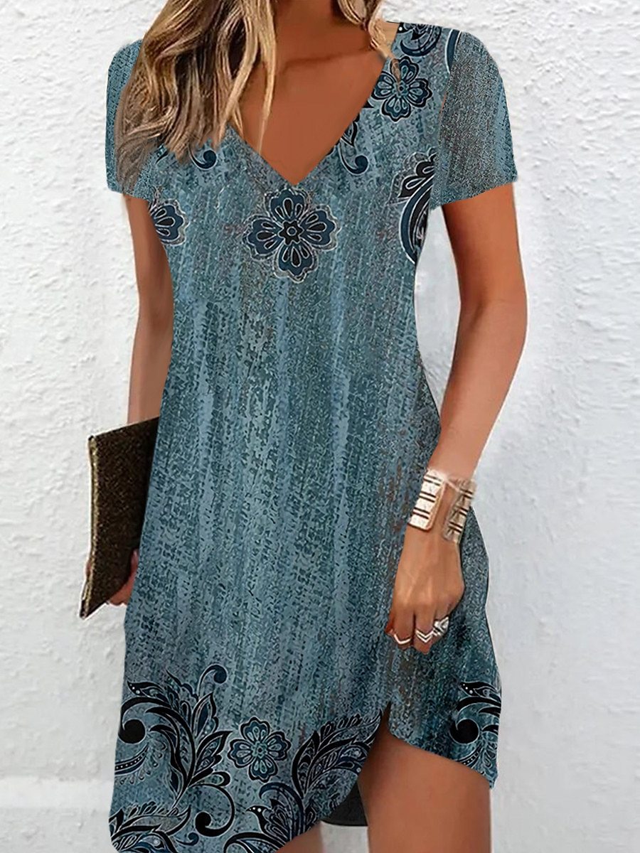 Women's Fashion Personality Summer Printing Dress