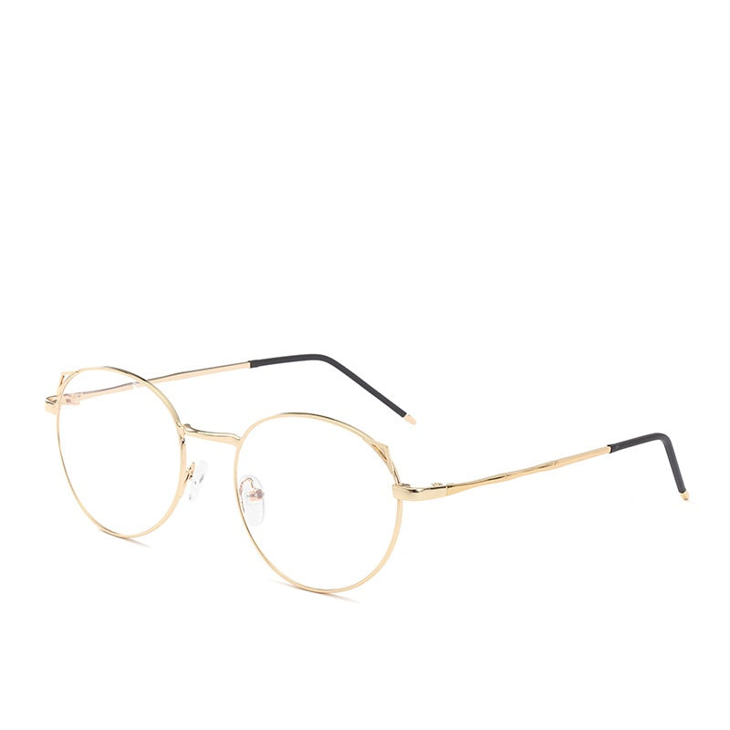 Women's Simple Versatile Personality Round Frame Glasses Frame
