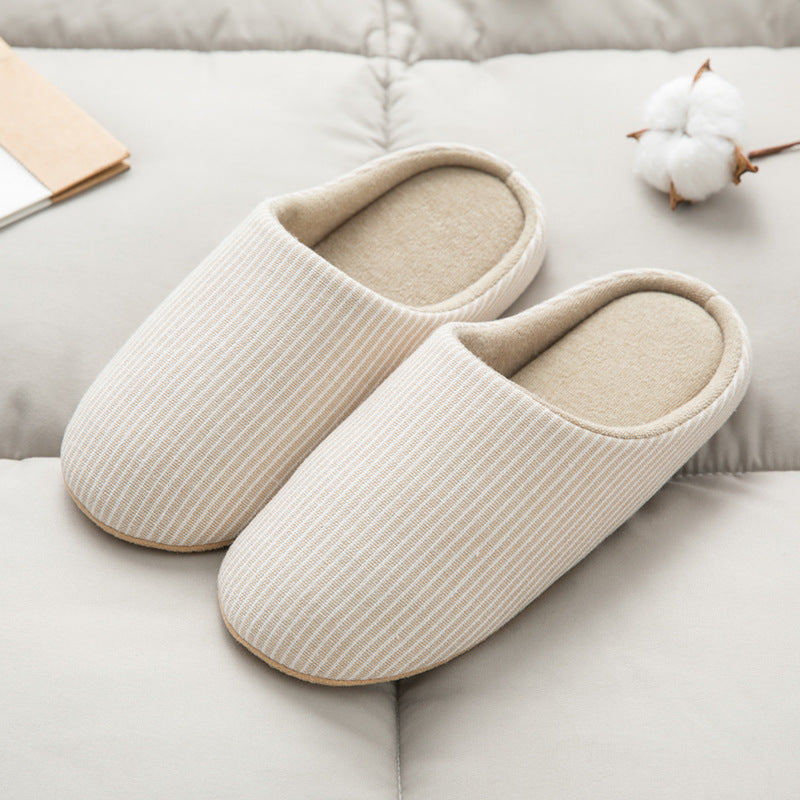 Indoor Soft Bottom Plus Size Non-slip Silent Cloth Bottom Slippers