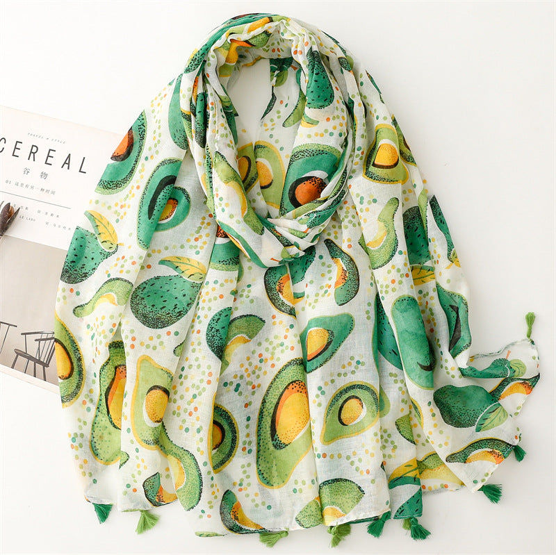 Creative Chinese Style Cotton And Linen Scarf