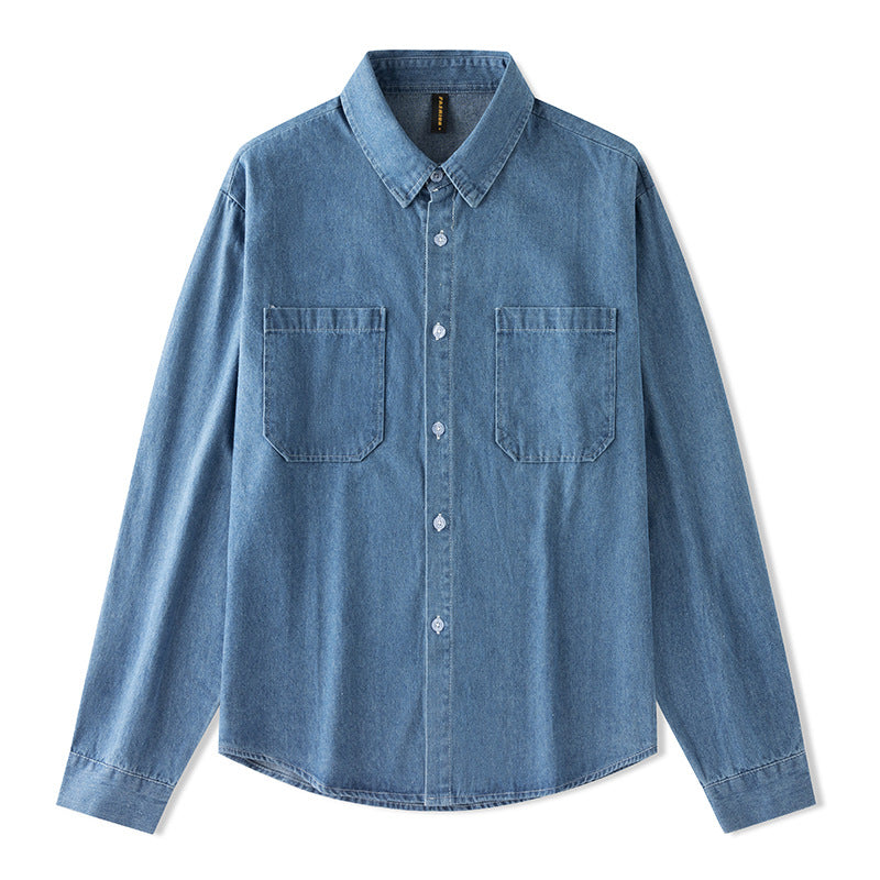 Women's Long Sleeve Denim Shirt All-matching Shirt